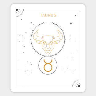 Taurus | Astrology Zodiac Sign Design Sticker